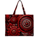 Bohemian Vibes In Vibrant Red Zipper Mini Tote Bag View1