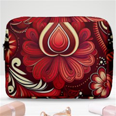 Bohemian Flower Drop Make Up Pouch (large) by HWDesign