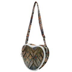 Church Ceiling Mural Architecture Heart Shoulder Bag by Ravend