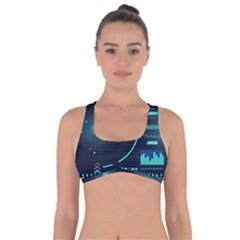 Sci Fi Computer Screen Got No Strings Sports Bra by Uceng