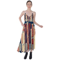 Books Shelf Library Book Shelf Tie Back Maxi Dress by Uceng