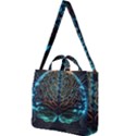 Brain Mind Technology Circuit Board Layout Patterns Square Shoulder Tote Bag View1