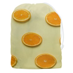 Fruite Orange Drawstring Pouch (3xl) by artworkshop