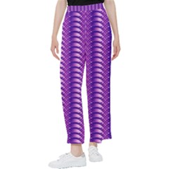 Purple Textile Vibrant Decor 3d Women s Pants  by Ravend