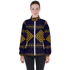 Abstract Antique Architecture Art Artistic Artwork Women s High Neck Windbreaker by Ravend