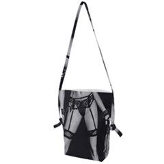 Bdsm Erotic Concept Graphic Poster Folding Shoulder Bag by dflcprintsclothing