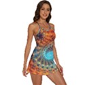 Fractal Math Abstract Mysterious Mystery Vortex 2-in-1 Flare Activity Dress View3