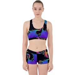 Fractal Spiral Vortex Swirl Whirlpool Math Work It Out Gym Set by Ravend