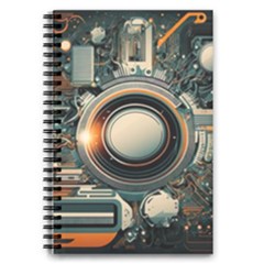 Illustrations Technology Robot Internet Processor 5 5  X 8 5  Notebook by Ravend