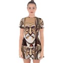 Ai Generated Psychotherapist Psychology Therapy Drop Hem Mini Chiffon Dress View1