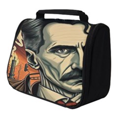 Ai Generated Nikola Tesla Tesla Nikolas Electricity Full Print Travel Pouch (small) by danenraven