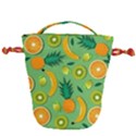 Fruit Tropical Pattern Design Art Pattern Drawstring Bucket Bag View2