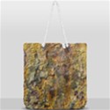 Rusty Orange Abstract Surface Full Print Rope Handle Tote (Large) View2