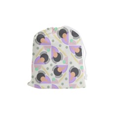 Pattern Pastel Drawing Art Drawstring Pouch (medium) by Ravend