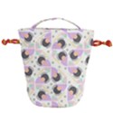Pattern Pastel Drawing Art Drawstring Bucket Bag View2