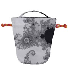 Apple Males Almond Bread Abstract Drawstring Bucket Bag by Ravend