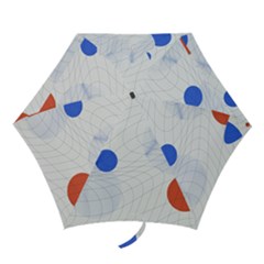Computer Network Technology Digital Science Fiction Mini Folding Umbrellas by Ravend