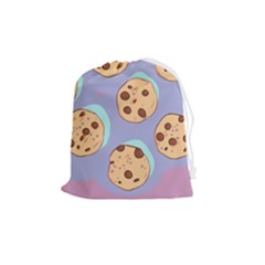 Cookies Chocolate Chips Chocolate Cookies Sweets Drawstring Pouch (medium) by Ravend