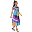 Cookies Chocolate Cookies Sweets Snacks Baked Goods Food Sleeveless Round Neck Midi Dress View3