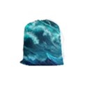 Thunderstorm Tsunami Tidal Wave Ocean Waves Sea Drawstring Pouch (Medium) View1