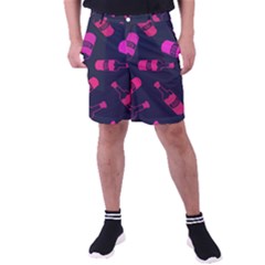 Wine Wine Bottles Background Graphic Men s Pocket Shorts by Ravend