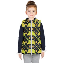 Background Graphic Decor Backdrop Design Art Kids  Hooded Puffer Vest by Ravend