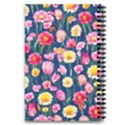 Botanical Flowers Pattern 5.5  x 8.5  Notebook View2
