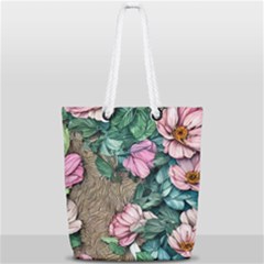 Cottagecore Aesthetics Full Print Rope Handle Tote (small) by GardenOfOphir