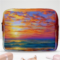 Summer Sunset Make Up Pouch (large) by GardenOfOphir