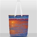 Sunset At The Beach Full Print Rope Handle Tote (Small) View1