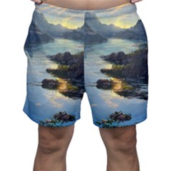 Incredible Sunset Men s Shorts by GardenOfOphir