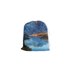 Majestic Lake Landscape Drawstring Pouch (xs) by GardenOfOphir