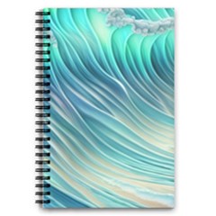 Pastel Ocean Waves 5 5  X 8 5  Notebook by GardenOfOphir