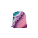 Summer Waves In Pink Ii Drawstring Pouch (XS) View1