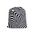 Pattern Geometric Lines Shapes Design Art Drawstring Pouch (Large) View1