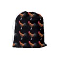 Background Pattern Chicken Fowl Cockerel Livestock Drawstring Pouch (Large) View2