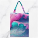 Pink Waves On The Beach Classic Tote Bag View1