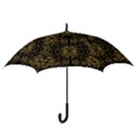 Pattern Seamless Gold 3d Abstraction Ornate Hook Handle Umbrellas (Large) View3