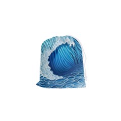Beach Wave Drawstring Pouch (xs) by GardenOfOphir