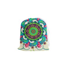 Artistic Pattern Mandala Drawstring Pouch (small) by Jancukart