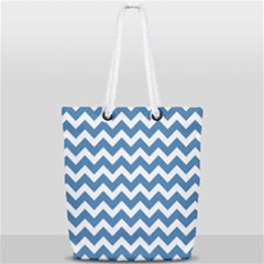 Chevron Pattern Gifts Full Print Rope Handle Tote (small) by GardenOfOphir