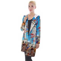 Lighthouse Hooded Pocket Cardigan by artworkshop