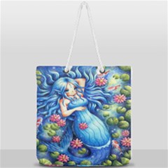 Mermay Full Print Rope Handle Tote (large) by artworkshop