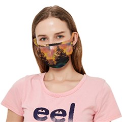 Tree Nature Landscape Fantasy Crease Cloth Face Mask (adult) by Ravend
