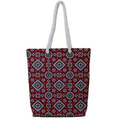 Flat,750x,075,f-pad,750x1000,f8f8f8 Full Print Rope Handle Tote (small) by 6918