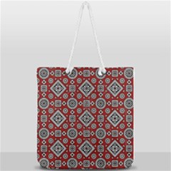 Img 2023 Full Print Rope Handle Tote (large) by 6918