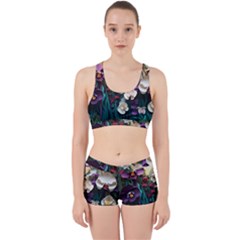 Ai Generated Flower Orchids Bloom Flora Nature Work It Out Gym Set by Ravend