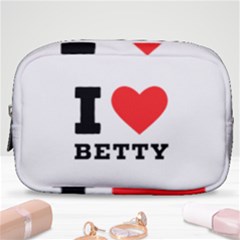 I Love Betty Make Up Pouch (small) by ilovewhateva
