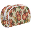 Flowers Leaves Pattern Flora Botany Drawing Art Make Up Case (Large) View1