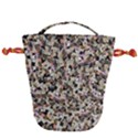 Mystic Geometry Abstract Print Drawstring Bucket Bag View2